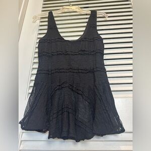 Ganni Black Knit Top